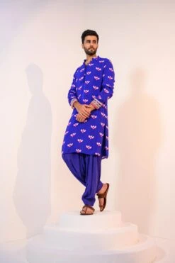 Indica Kurta With Embelished Cuff And Cowl Pants 10 Indica Kurta With Embelished Cuff And Cowl Pants -Lillys Clothing Shop JuhiBengani RANG14 3
