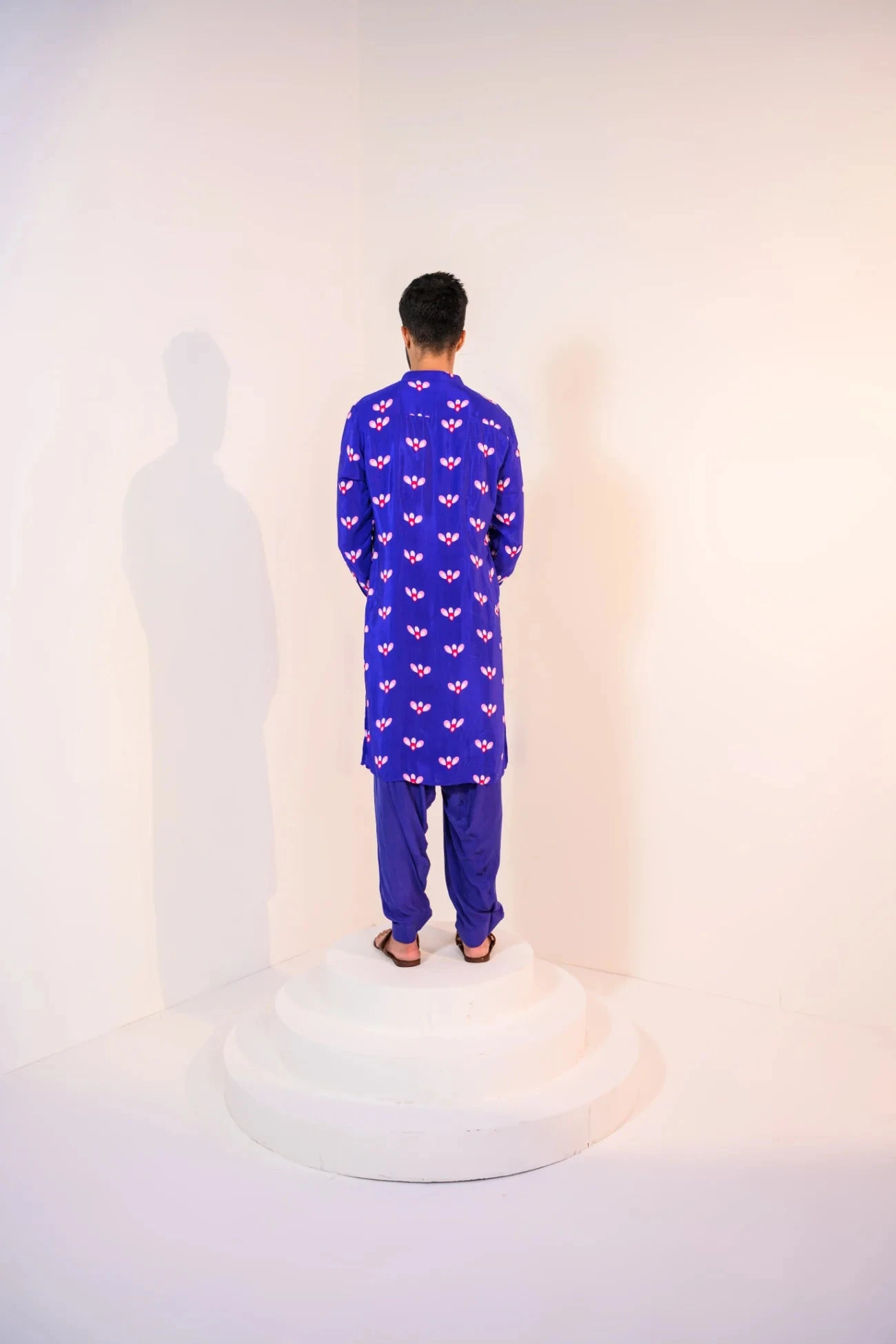 Indica Kurta With Embelished Cuff And Cowl Pants 2 Indica Kurta With Embelished Cuff And Cowl Pants - Image 2