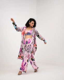 Coral Pant, Bralette And Jacket Set 9 Coral Pant, Bralette And Jacket Set -Lillys Clothing Shop JuhiBengani SUCO05 3