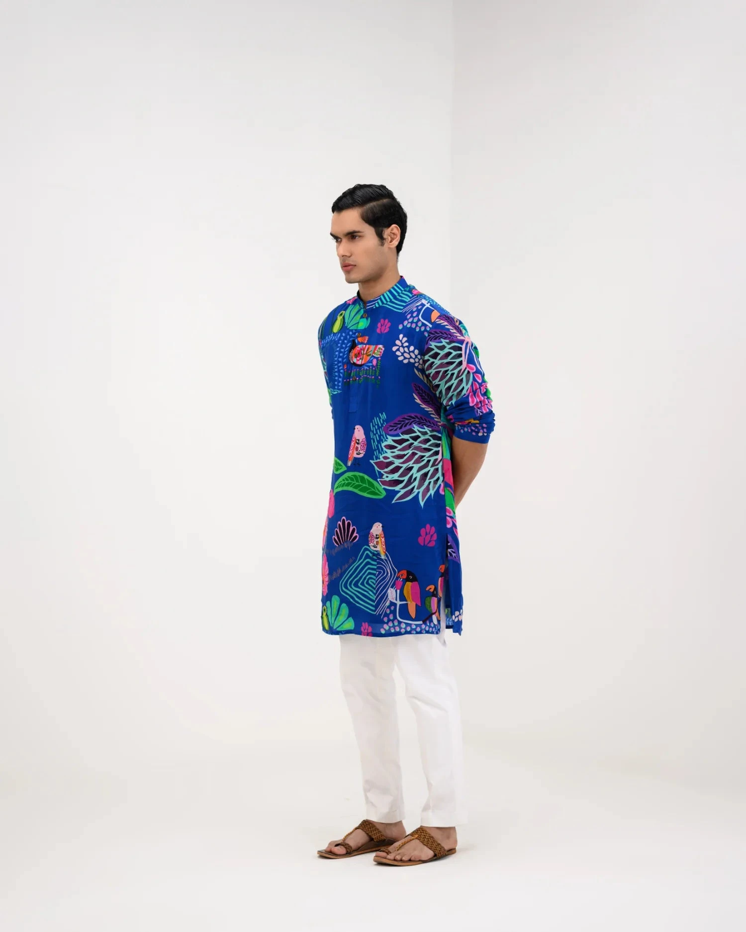 Marine Kurta Pant Set 3 Marine Kurta Pant Set - Image 3