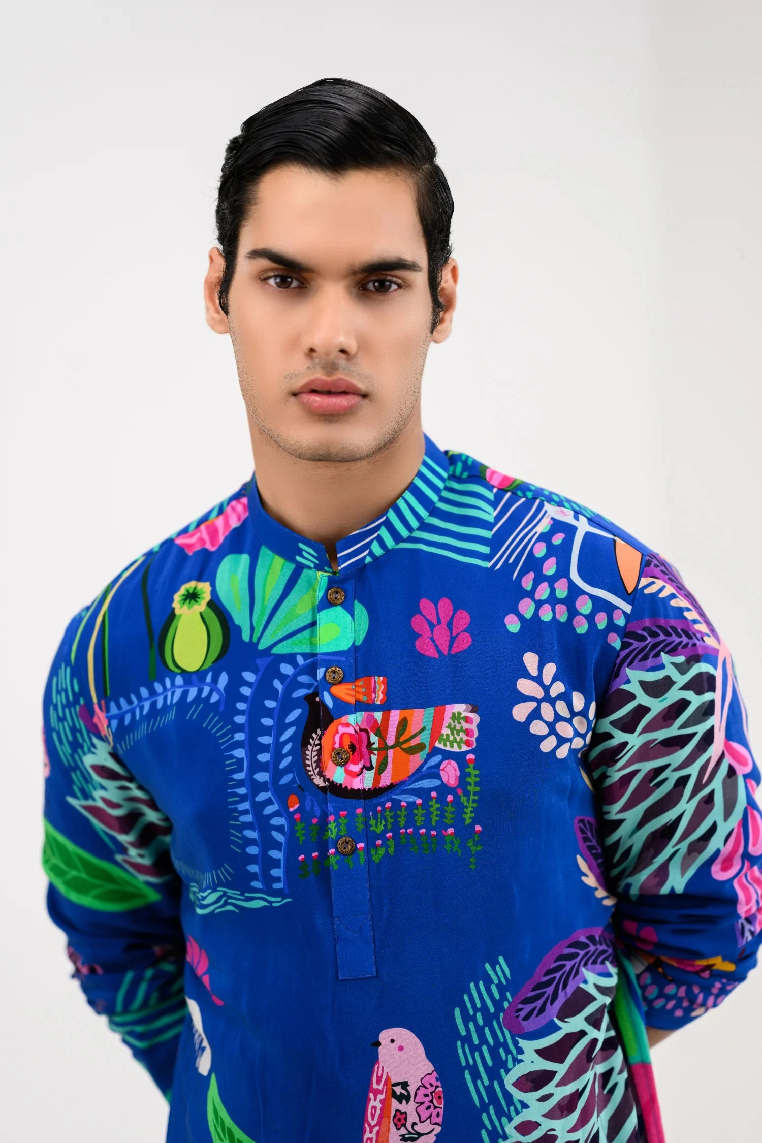 Marine Kurta Pant Set 8 Marine Kurta Pant Set - Image 8