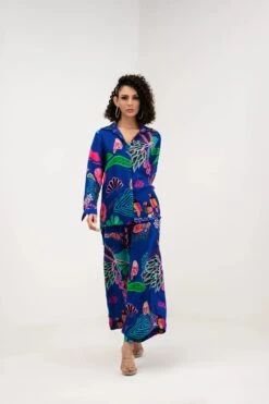 Marine Pant Shirt Coord Set