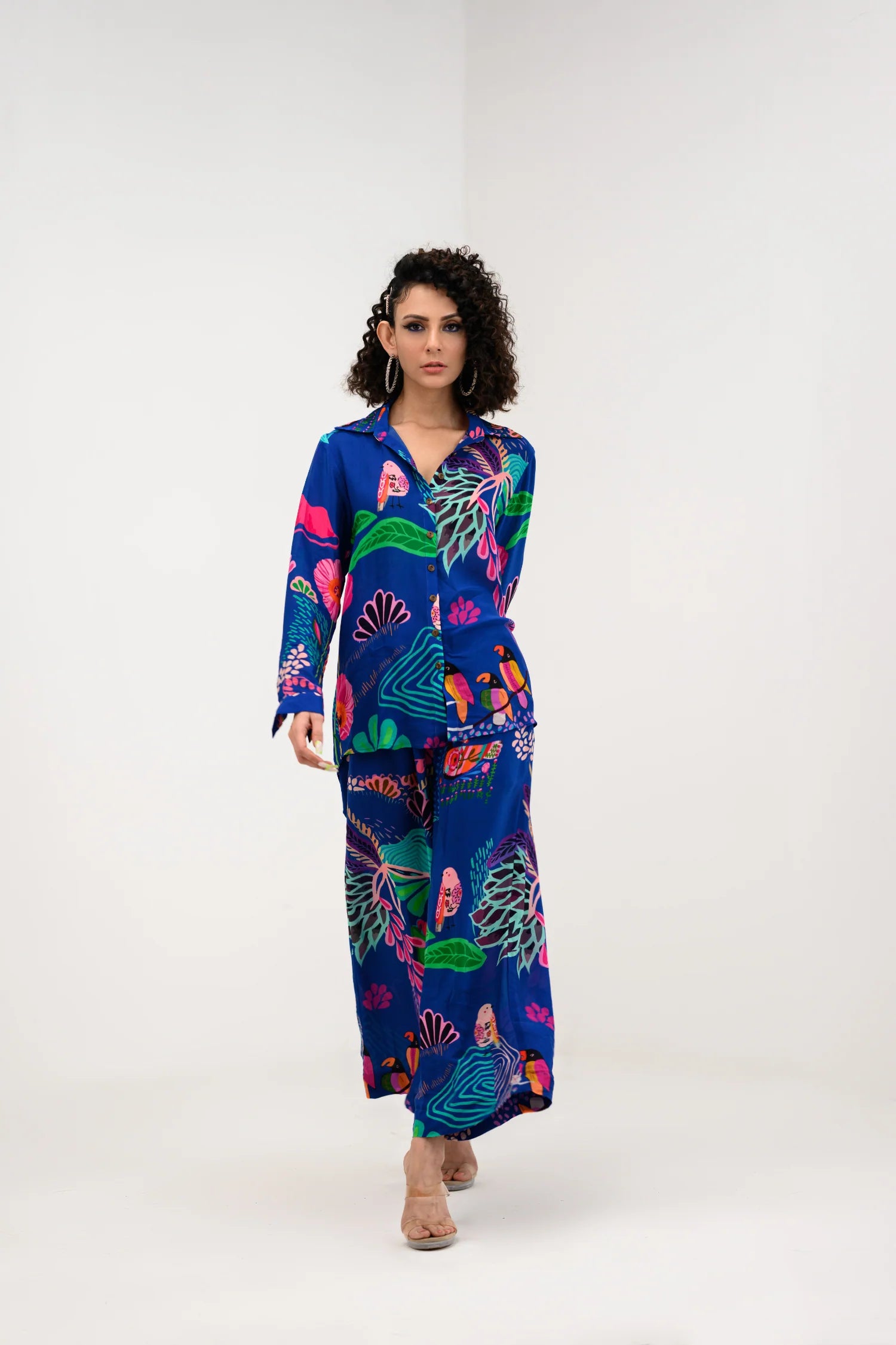 Marine Pant Shirt Coord Set