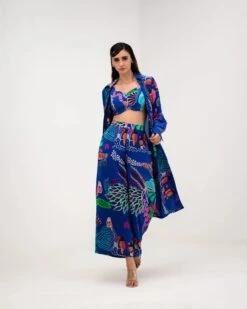 Marine Pant, Bralette And Jacket Set -Lillys Clothing Shop JuhiBengani SUMA07 6