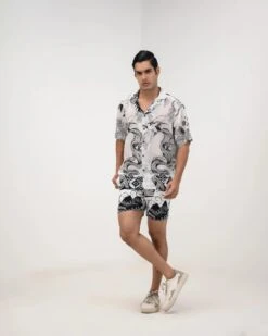 Yang Half Sleeve Shirt And Short Set Coord -Lillys Clothing Shop JuhiBengani SUYA06 2