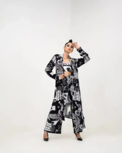 Yin Pant, Bralette And Jacket Set