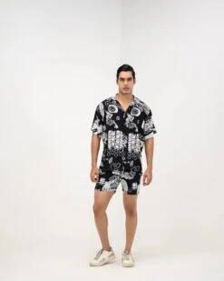 Yin Half Sleeve Shirt And Short Coord Set