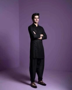 Black Kurta Set -Lillys Clothing Shop K 2315 2