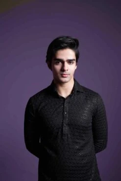 Black Kurta Set -Lillys Clothing Shop K 2315 5