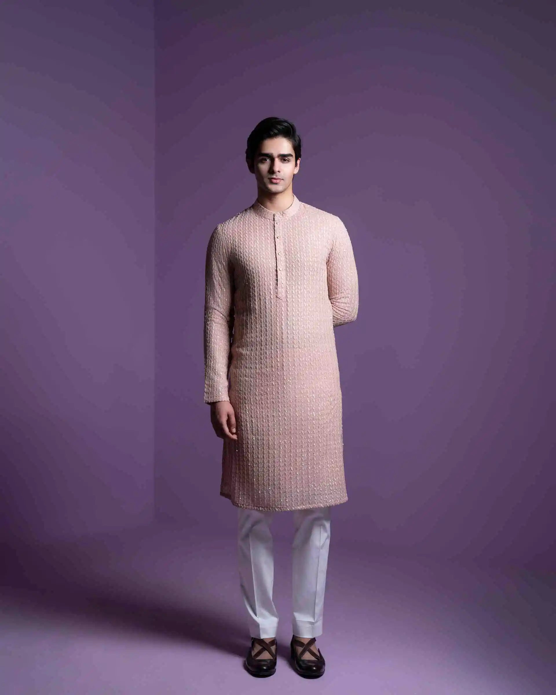 Old Rose Kurta Set