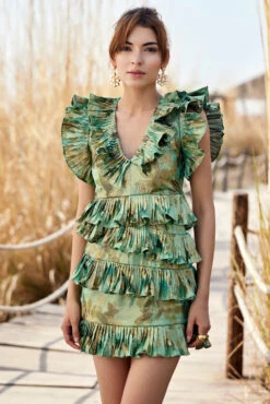 Pleated Short Dress -Lillys Clothing Shop KEW4046 1800x1800 7cc5ba46 087e 4dc0 815e 23eab6e35aea