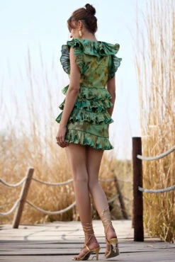 Pleated Short Dress -Lillys Clothing Shop KEW4068 1800x1800 04c40c68 9b3b 443c 8afb 4108638c9636