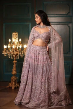 Lilac Lehenga 6 Lilac Lehenga -Lillys Clothing Shop KR3 2490