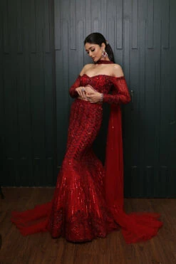 Red Fishcut -Lillys Clothing Shop KR3 5353