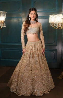 Light Gold Lehenga