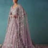 Lavender Mist Bridal Lehenga Set With Hand Work -Lillys Clothing Shop Ka218