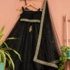 Charcoal Black Lehenga With Blouse & Dupatta -Lillys Clothing Shop LAS290FRONT 1024x1024 2e4e12d0 048d 4e3e a5d4 58f4878137b3