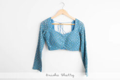 English Blue & Gold Abla Lehenga Set -Lillys Clothing Shop LAS298BLOUSEFRONT 1024x1024 65f1a9b8 8f03 4230 9e45 d4f4f32c0768