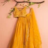 Fire Yellow Abla Lehenga Set With Mirror Blouse -Lillys Clothing Shop LAS302FRONT 1024x1024 a898549c 195c 4796 9fbc f377a57fdf7d