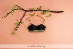 Nude Rawsilk Lehenga With Black Blouse & Dupatta -Lillys Clothing Shop LAS305BLOUSEFRONT 1024x1024 fadac86a be36 4f11 abab 1fe335ce41a9