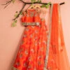 Orange Floral Lehenga Set 11 Orange Floral Lehenga Set -Lillys Clothing Shop LAS306FRONT 1024x1024 39c547df df08 4300 8e0b 377746f1f411