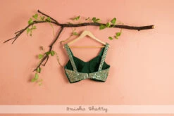 Ivory Lehenga With Forest Green Mirror Blouse & Dupatta -Lillys Clothing Shop LAS310BLOUSEBACK 1024x1024 2f2eb182 78ea 4a40 96f1 8ef0fb4a89ed