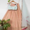 Apricot Peach Lehenga With Sky Blue Blouse & Sky Blue Dupatta -Lillys Clothing Shop LAS320FRONT 1024x1024 505a8ce9 c4d8 4dcf b45f f5b2c545e518