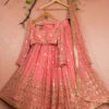 Sugar Coral & Gold Lehenga Set -Lillys Clothing Shop LAS323FRONT 1024x1024 d6e7268b eab8 46f3 949c 77d38859b07c