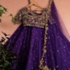 Enchanted Violet & Gold Lehenga Set -Lillys Clothing Shop LAS350 FRONT