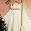 Ivory Stonework Lehenga Set -Lillys Clothing Shop LAS363 FRONT