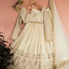 Ivory Sequin Starlight Lehenga Set