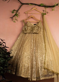 Gold Glam Lehenga Set