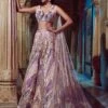 Lilac Embroidered Lehenga