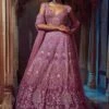 Mauve Embroidered Lehenga -Lillys Clothing Shop LC22 051