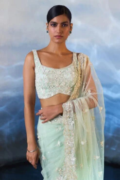 Ice Blue Net Saree -Lillys Clothing Shop LOOK 14 6247 720x bf11bfe1 2224 4b87 b8f4 c1e71f505956