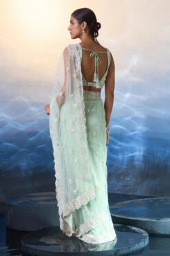 Ice Blue Net Saree -Lillys Clothing Shop LOOK 14 6249 720x cbe6dfd7 f002 433f 96c7 f76502625e59