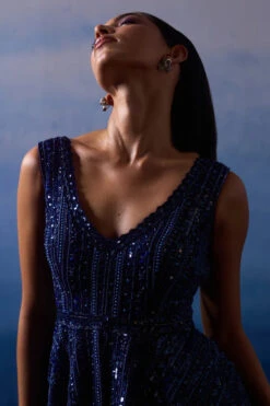 Midnight Blue Organza Sharara -Lillys Clothing Shop LOOK 27 3477 720x 015276e7 59d7 4a1e 8548 9f87d3801ed6