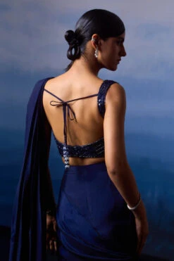 Midnight Blue Silk Drape Saree -Lillys Clothing Shop LOOK 30 3546 720x 1a2d9d56 904c 4379 b833 472356fadb10