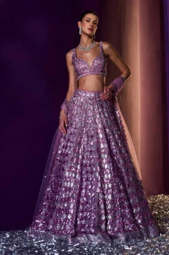 Periwinkle Organza Lehenga Set -Lillys Clothing Shop LOOK 3 8945 720x af271624 cd41 4c93 a7c9 1675a3360dec