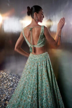 Sea Green Organza Lehenga Set -Lillys Clothing Shop LOOK 8 3732 720x a9ba7e45 273f 44dd 8102 de0d140d85a1