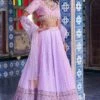 Lilac Embellished Lehenga -Lillys Clothing Shop LP22 061