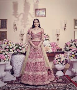 Garnet Red Lehenga