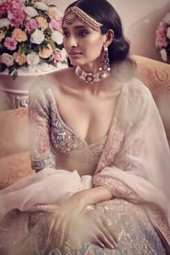 Avant Garde Blue Hued Lehenga -Lillys Clothing Shop LRB 7 2 scaled 1