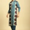 Blue Ajrakh Printed Kurta With Pant