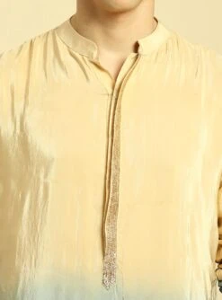 Beige/Blue Ombre Kurta With Beige Pant -Lillys Clothing Shop MM K 260 4