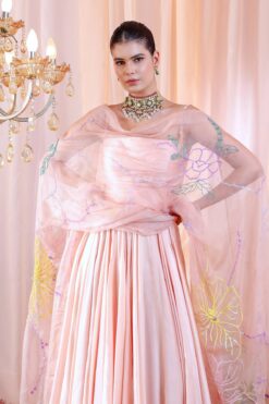 Illeana Pink Shantoon Ruched Anarkali With Dupatta 12 Illeana Pink Shantoon Ruched Anarkali With Dupatta -Lillys Clothing Shop MM0363 1800x1800 230f67e2 d600 4c7e 83d4 5a3ec47dbf69