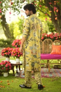 SUFI - Printed Kurta Set With Signature Mm Gold Buttons -Lillys Clothing Shop MM1324 1800x1800 f1bbc8ec 44a6 4f34 9e0f 7e39aeb13b1b