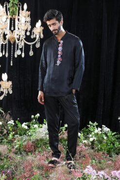Clementleon Hand Embroidered Jacket & Kurta