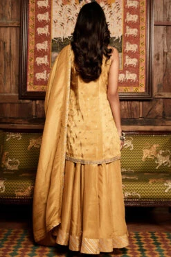 The Haldi Tissue Paaro Sharara 6 The Haldi Tissue Paaro Sharara -Lillys Clothing Shop MSS 390 Mustard 02 720x 744d2bd6 2843 4a5e b154 7716ae503f2c