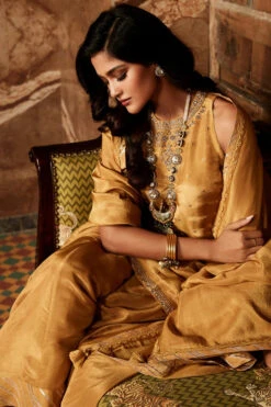 The Haldi Tissue Paaro Sharara 7 The Haldi Tissue Paaro Sharara -Lillys Clothing Shop MSS 390 Mustard 03 720x a44d8994 b7f7 49fc b23d 63c14894e3e0